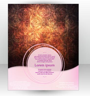 stylish cover brochure vector abstract design