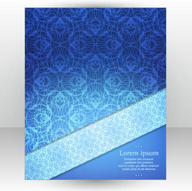 stylish cover brochure vector abstract design