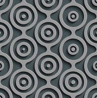 gray plate perforated vector seamless pattern