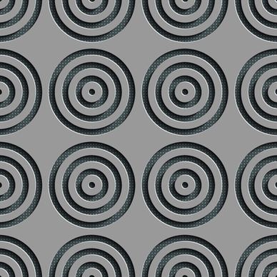 gray plate perforated vector seamless pattern