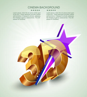 creative cinema art backgrounds vectors