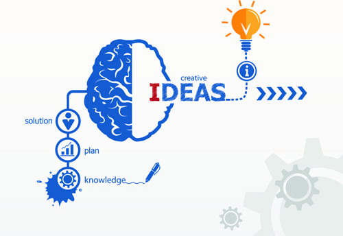 idea structure infographic creative vector