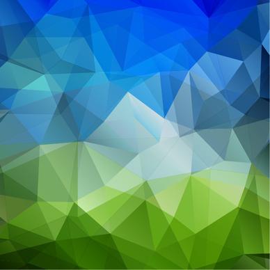 3d triangle geometric vectors background