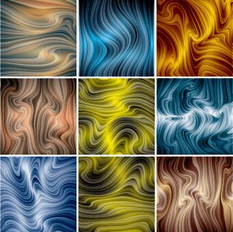 colored dynamic abstract art vector