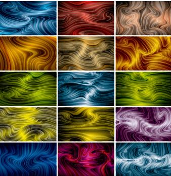 colored dynamic abstract art vector