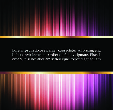 bright glowing lines vector background