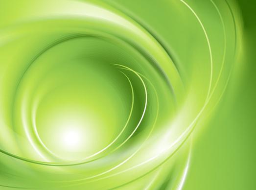 abstract wavy green eco style background vector