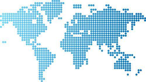 simple world maps vector