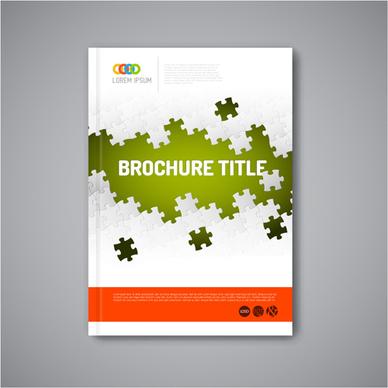 abstract brochure cover vecto template