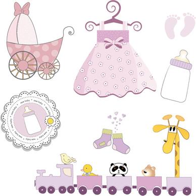 cartoon baby clipart cute design