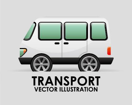 collection of transportation vehicle vector