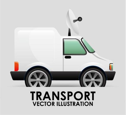 collection of transportation vehicle vector