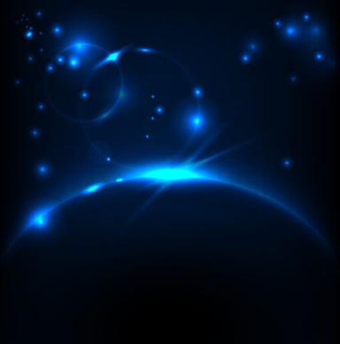 magic universe space vector background