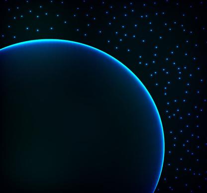 magic universe space vector background