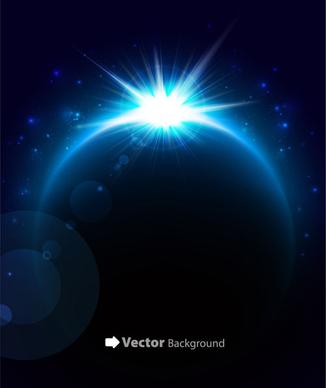 magic universe space vector background