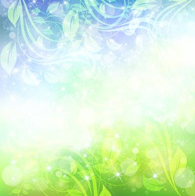 natural green halation background art