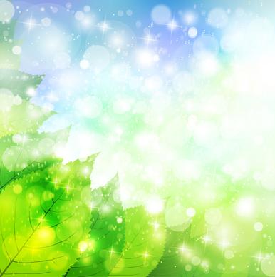 natural green halation background art