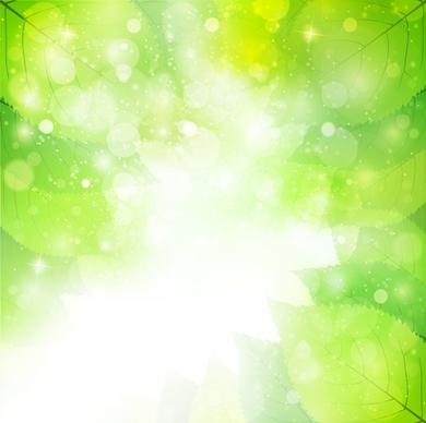 natural green halation background art