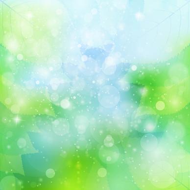 natural green halation background art