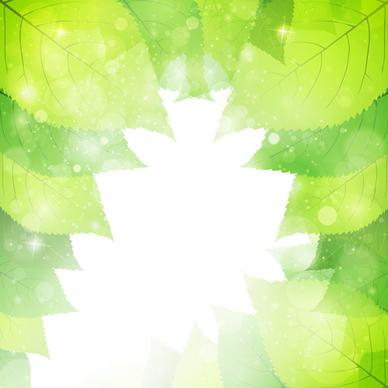 natural green halation background art