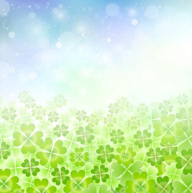 natural green halation background art