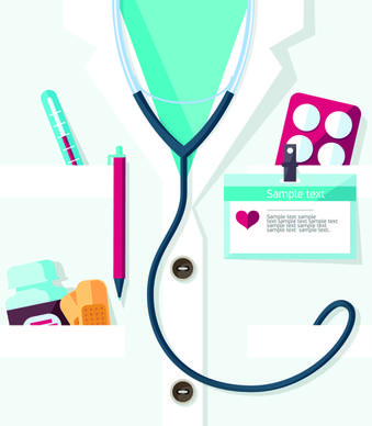 creative design medical tool vector