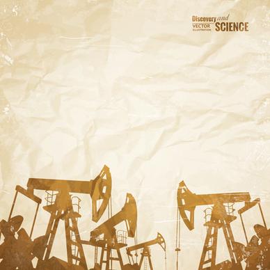 oil and development background vector