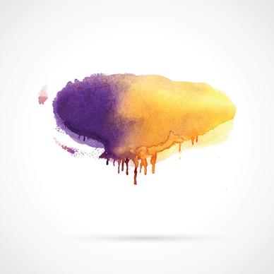 watercolor grunge effect vector