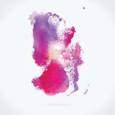 watercolor grunge effect vector