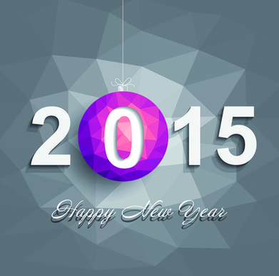 geometric shapes ball15 new year background art