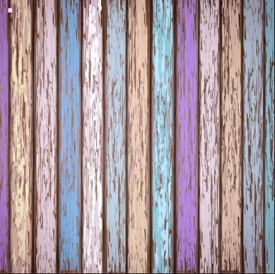 old wooden board textured vector background