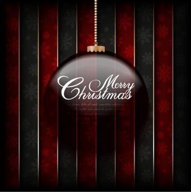 set of christmas ball creative vector design