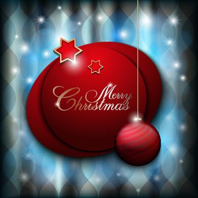 set of christmas ball creative vector design