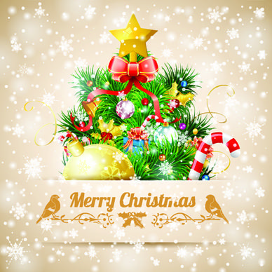 2015 merry christmas card vector design