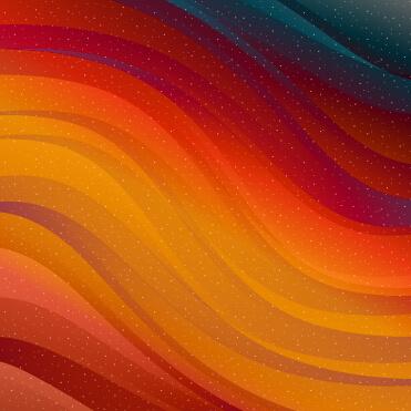 shiny colored wave background design