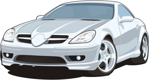 realistic car creative design vector template