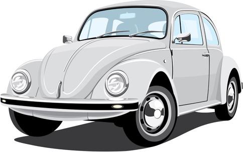 realistic car creative design vector template