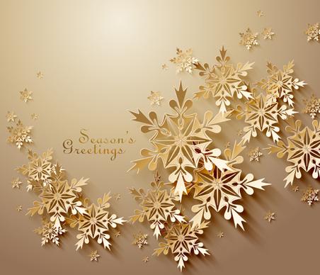 vector snowflake creative background design