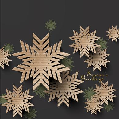 vector snowflake creative background design