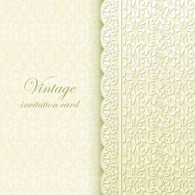 vintage background ornate floral vector