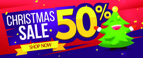 creative15 christmas sale banner design