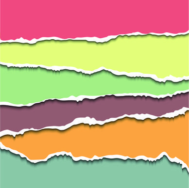 layered torn paper vector background