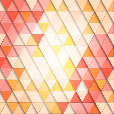 shiny colored triangle pattern vector