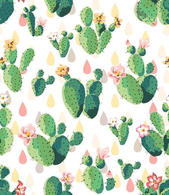 vintage plant seamless pattern vectors