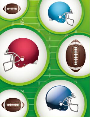 american football design vector