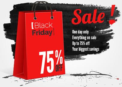 black friday sale background creative vector