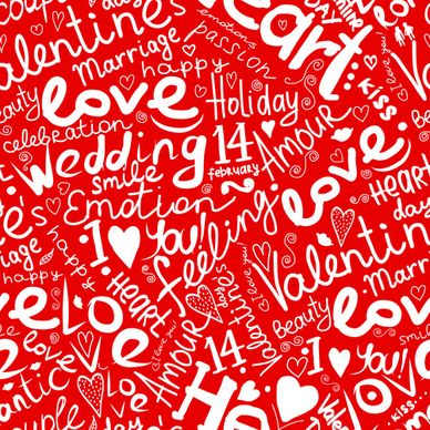 love with hearts patterns seamless vector set