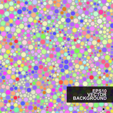 multicolor dot pattern vector background