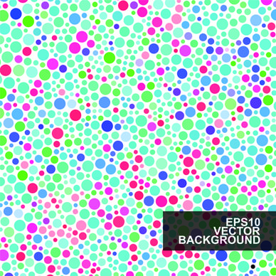 multicolor dot pattern vector background