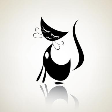 the offbeat cats vector design